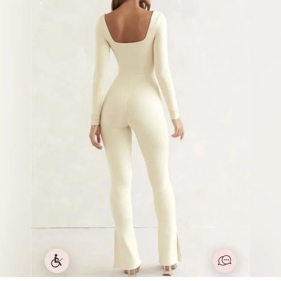 Oh Polly Cream Jumpsuit - Picture 3 of 10